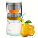 Electric Citrus Juicer Machine, Wireless Citrus Press Juicer, Manual Mosambi Juice Maker, Instant Juice Machine For Fruits, Mini Portable Juicers, 200ml Capacity - 45 Watts Multi GenzVybs